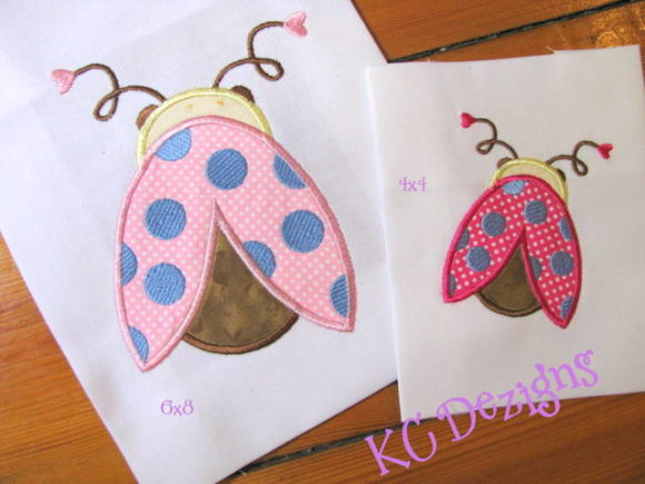 Cute Ladybug 02 for Seasonal Embroidery Projects