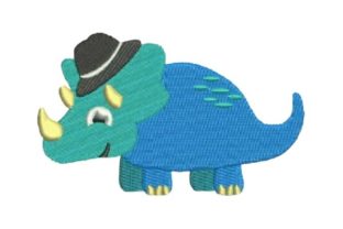 Dinosaur Boy: A Versatile Embroidery Design for Kids and Beyond