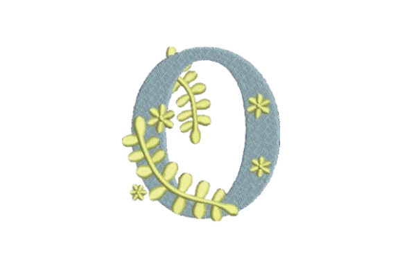 Floral Alphabet O: A Versatile Monogram for Wedding Projects
