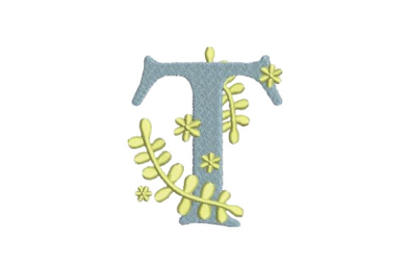 Floral Alphabet T Review for Etsy Embroidery Sellers