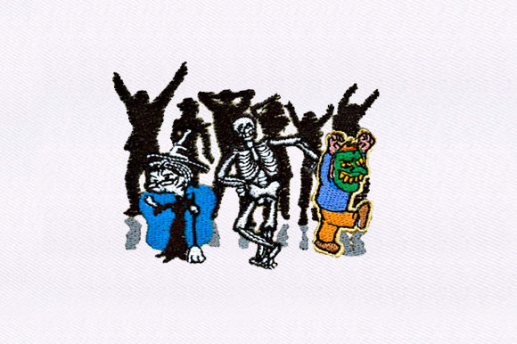 Halloween Design: A Versatile Embroidery File for Handmade Gifts