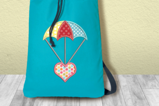 Heart Parachute Applique: A Versatile Seasonal Embroidery Design