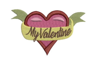 Heart with Ribbon My Valentine Embroidery Review