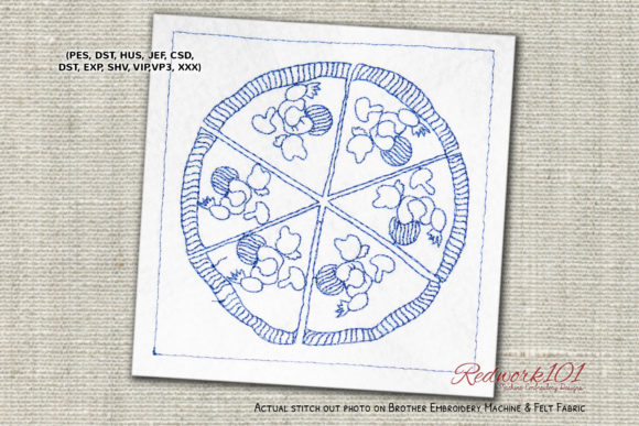 Large Pizza Machine Embroidery Design Review for Business Use