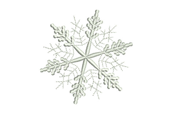 Openwork Snowflake: A Winter Embroidery Design Review