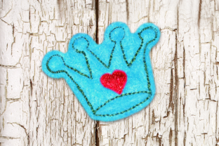 Princess Crown Feltie: A Magical Embroidery Design for Craft Fairs