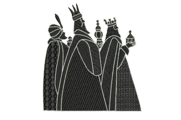 Three Wise Kings Black and White Embroidery Review